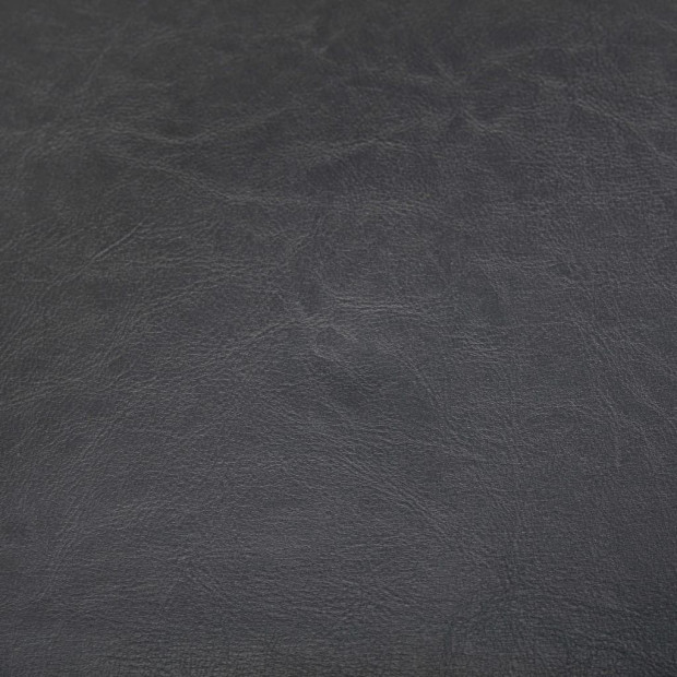 Tub Chair Grey Faux Leather Image 3