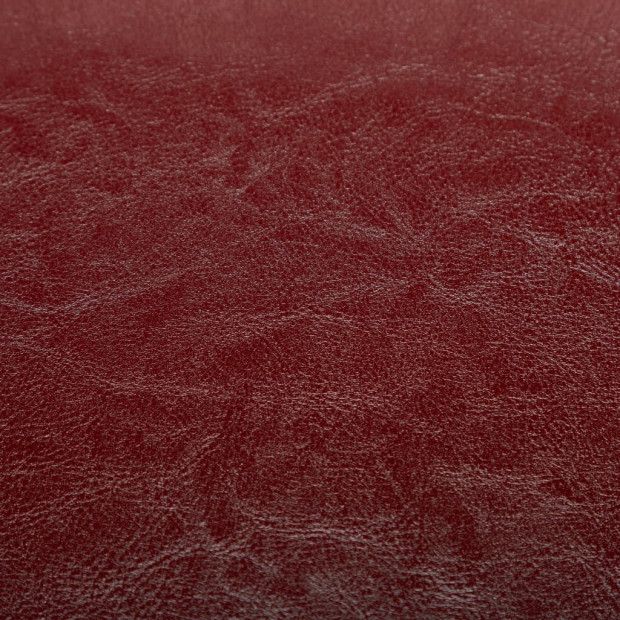 Faux Leather Tub Chair Wine Red Image 3
