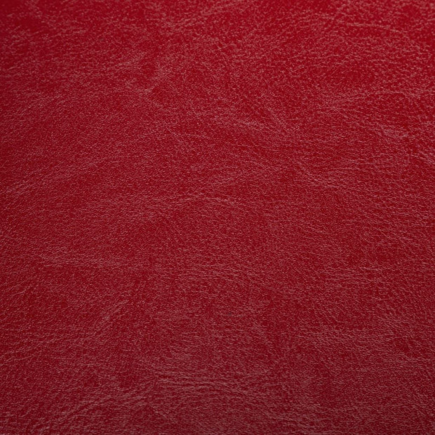 Tub Chair Red Faux Leather Image 3