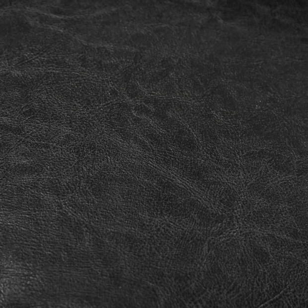 Faux Leather Tub Chair Black Image 3