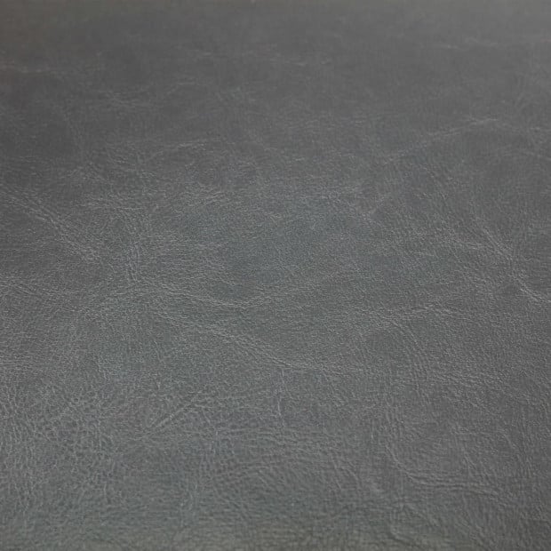 Sofa Chair Grey Faux Leather Image 3