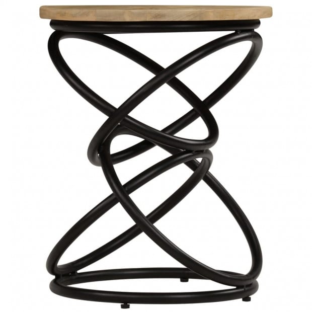 End Table Solid Mango Wood 40x50 Cm Image 2