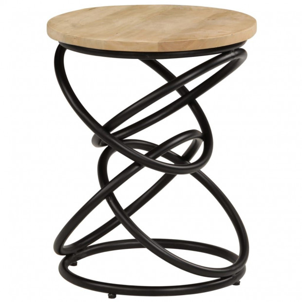 End Table Solid Mango Wood 40x50 Cm Image 11