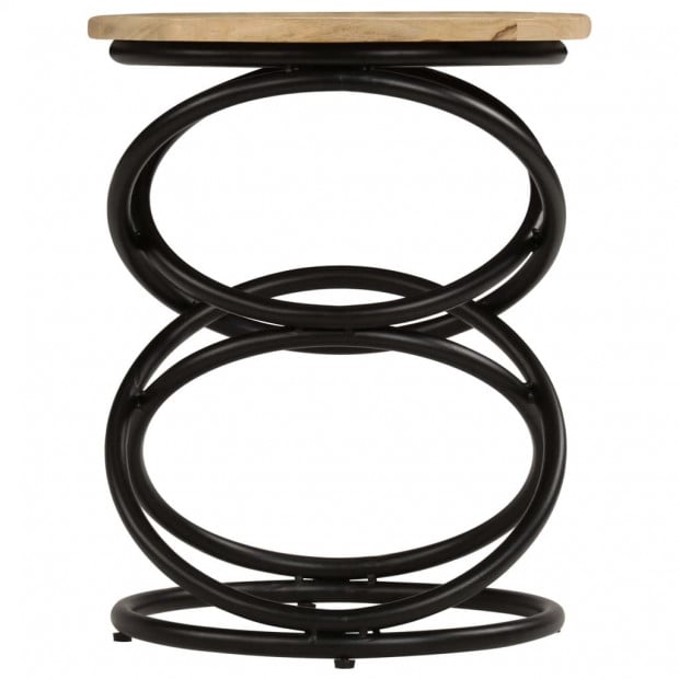 End Table Solid Mango Wood 40x50 Cm Image 3