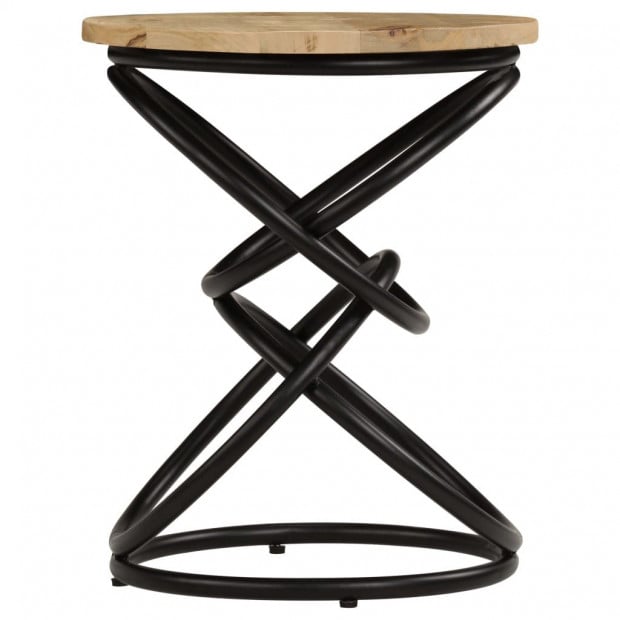 End Table Solid Mango Wood 40x50 Cm Image 4