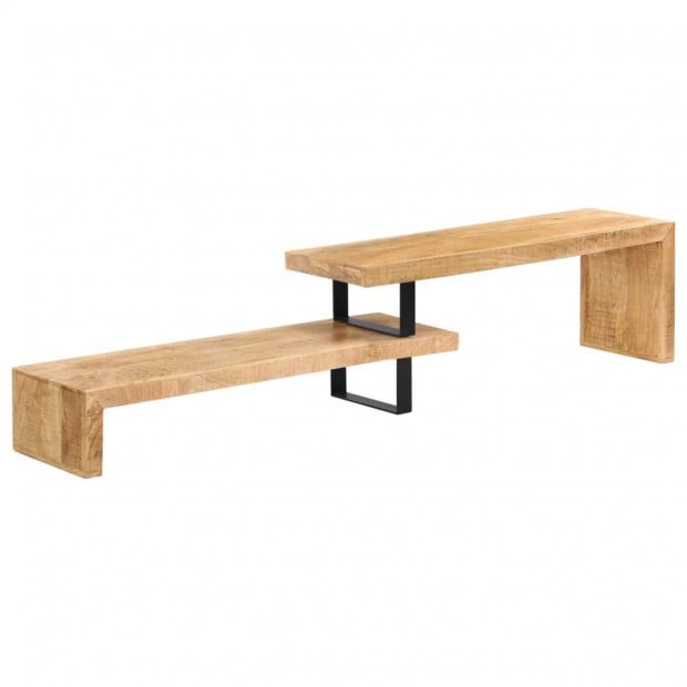 Tv Stand Solid Mango Wood Image 3