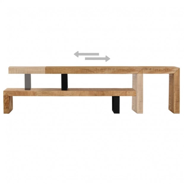 Tv Stand Solid Mango Wood Image 6