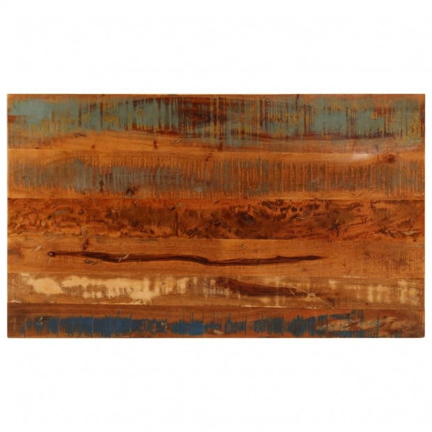 Coffee Table With Shelf 100x60x35 Cm Solid Reclaimed Wood Image 5
