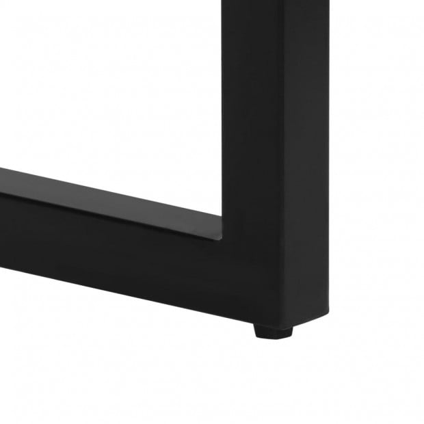 Console Table 120x35x76 Cm Solid Reclaimed Wood And Steel Image 6