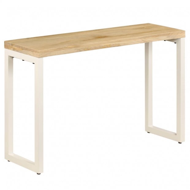 Console Table 120x35x76 Cm Solid Mango Wood And Steel Image 11
