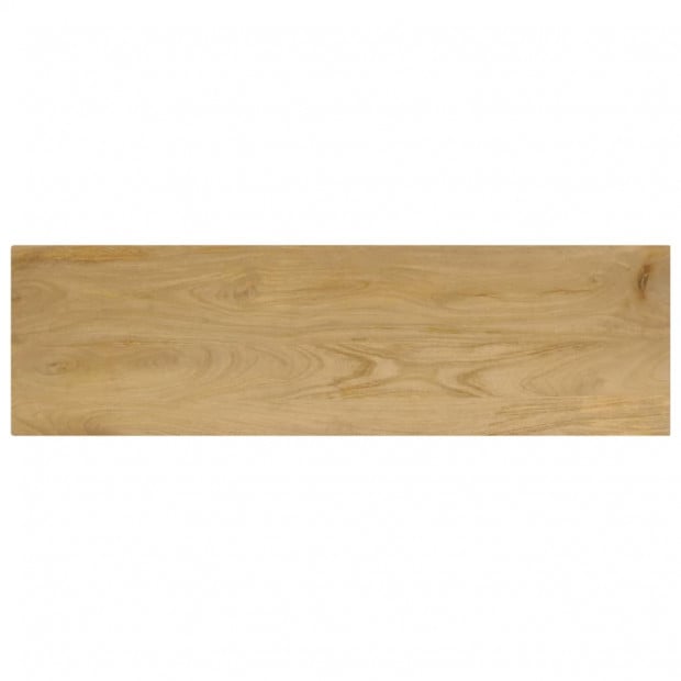Console Table 120x35x76 Cm Solid Mango Wood And Steel Image 4