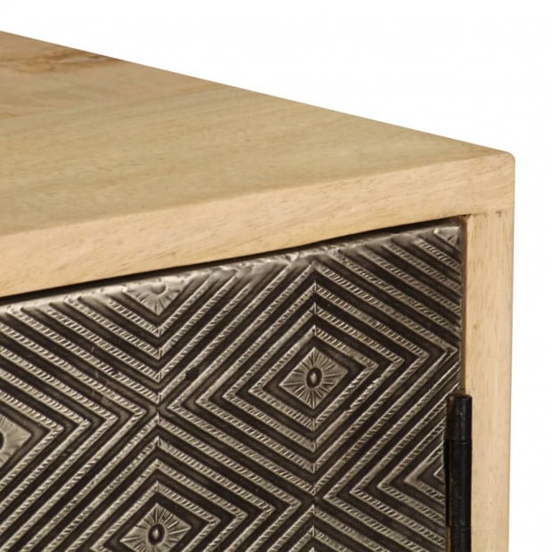 Sideboard 120x30x75 Cm Solid Mango Wood Image 7