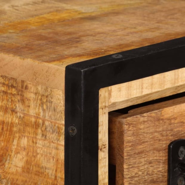 Sideboard 65x30x70 Cm Solid Mango Wood Image 2