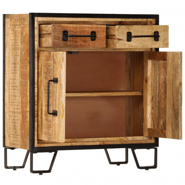 Sideboard 65x30x70 Cm Solid Mango Wood Image 7