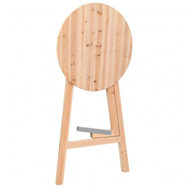 Foldable Bar Table 78 Cm Fir Wood Image 4