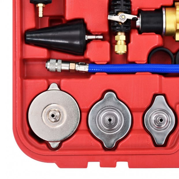 28 Piece Cooling System & Radiator Cap Pressure Tester Image 5