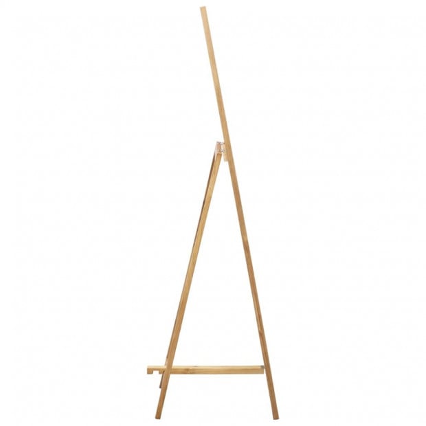 Freestanding Mirror 48x46.5x150 Cm Solid Oak Wood Image 3