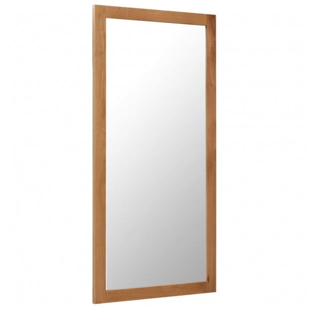 Mirror 60x120 Cm Solid Oak Wood Image 2