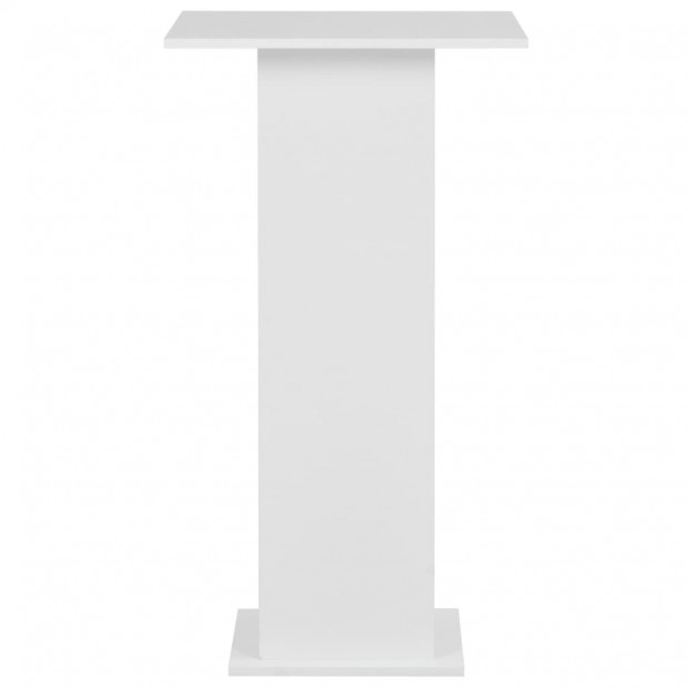Bar Table White 60x60x110 Cm Image 4