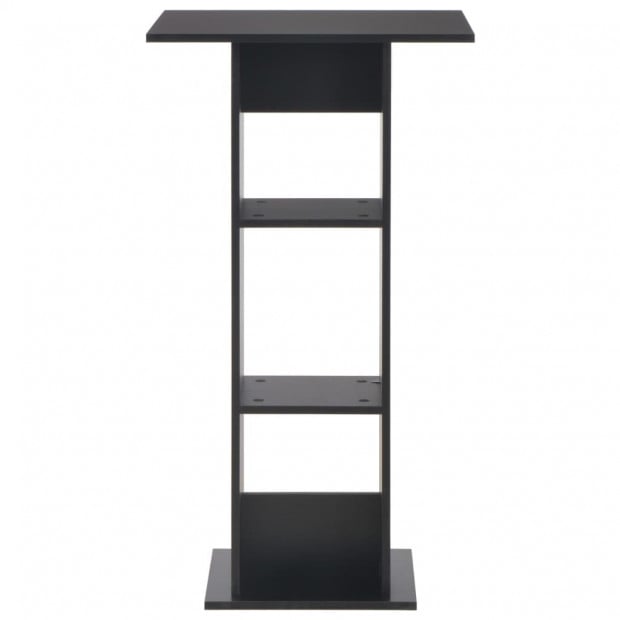 Bar Table Black 60x60x110 Cm Image 3