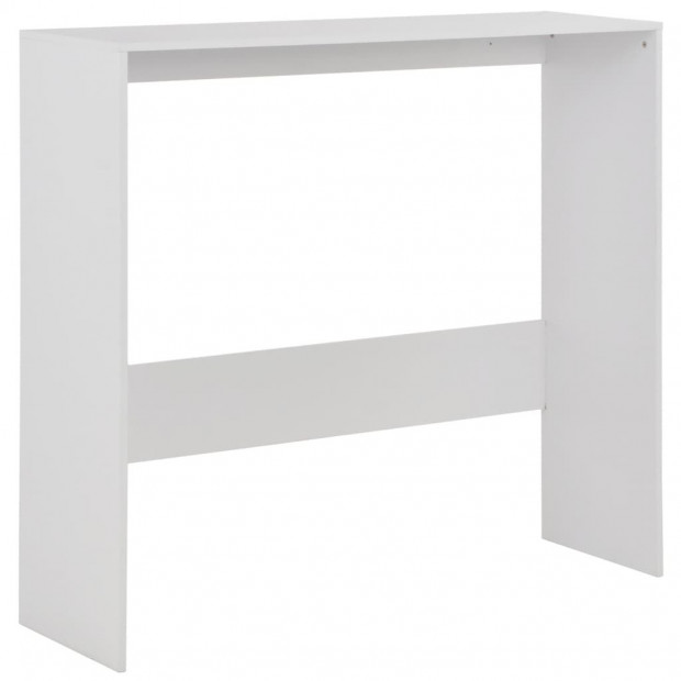 Bar Table With 2 Table Tops White 130x40x120cm Image 7