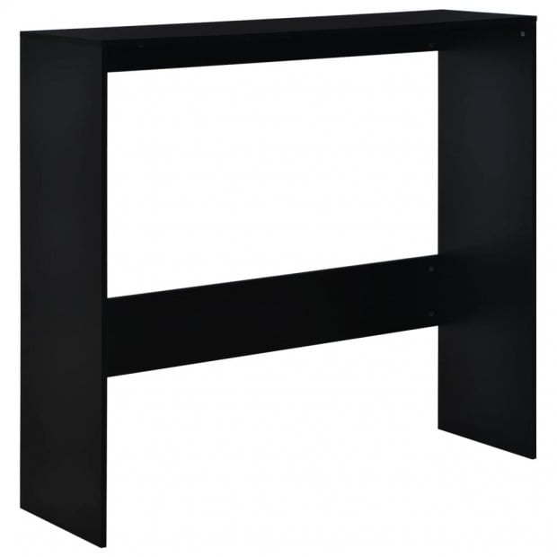 Bar Table With 2 Table Tops Black 130x40x120 Cm Image 8
