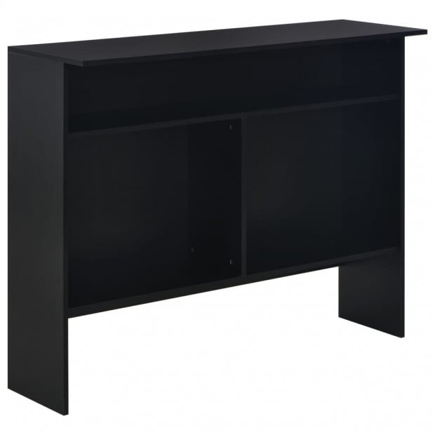 Bar Table With 2 Table Tops Black 130x40x120 Cm Image 9