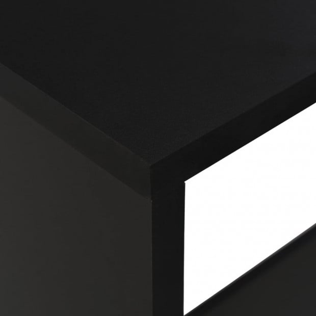 Bar Table With 2 Table Tops Black 130x40x120 Cm Image 10