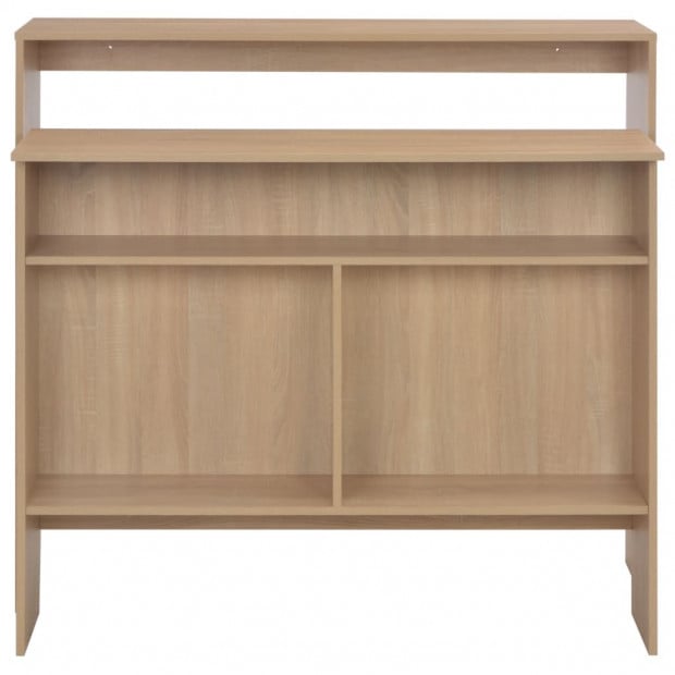 Bar Table With 2 Table Tops Oak 130x40x120 Cm Image 5