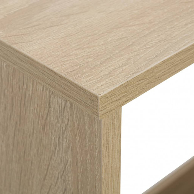 Bar Table With 2 Table Tops Oak 130x40x120 Cm Image 9