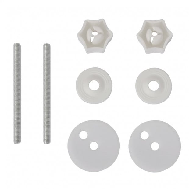 Toilet Seats With Soft Close Lids 2 Pcs Mdf White Image 8