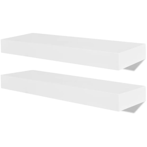 Wall Shelves 4 Pcs White 40 Cm Image 2