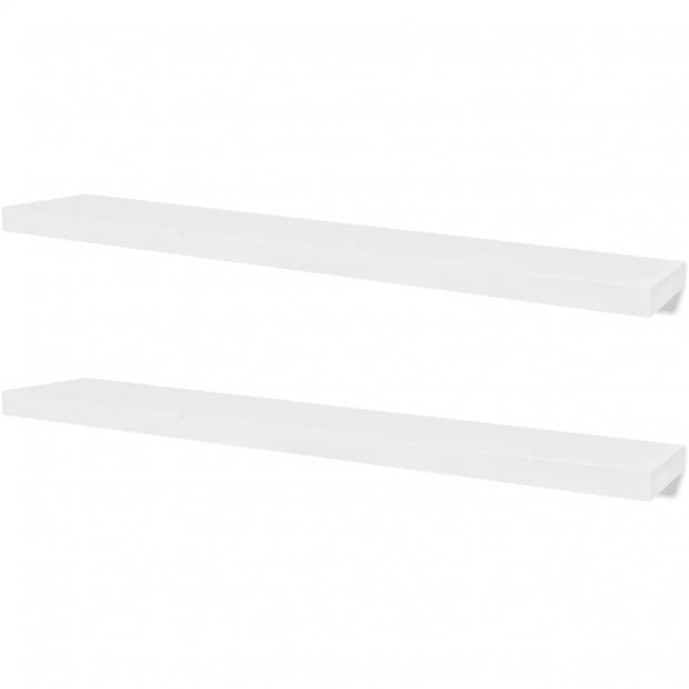 Wall Shelves 4 Pcs White 120 Cm