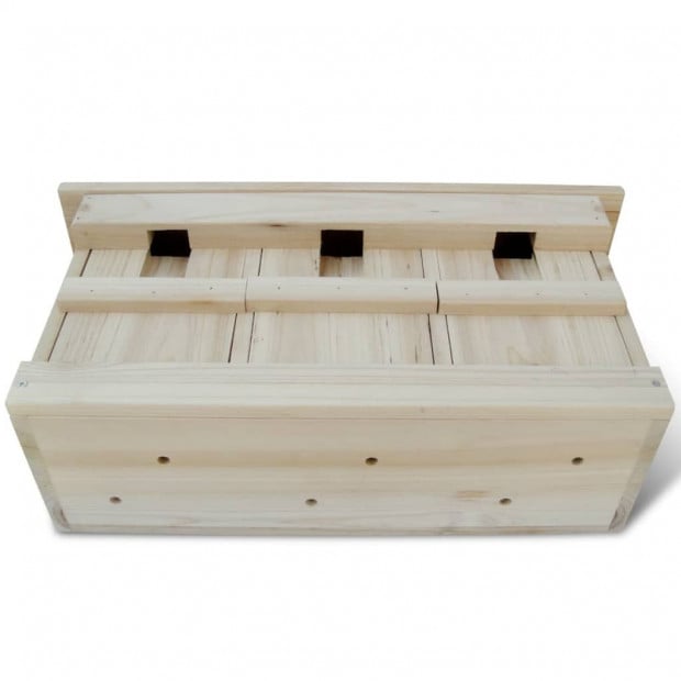 Sparrow Houses 2 Pcs Wood 44x15,5x21,5 Cm Image 2