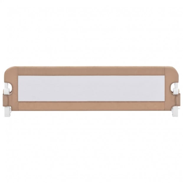 Toddler Safety Bed Rail Taupe 150x42 Cm Polyester Image 3