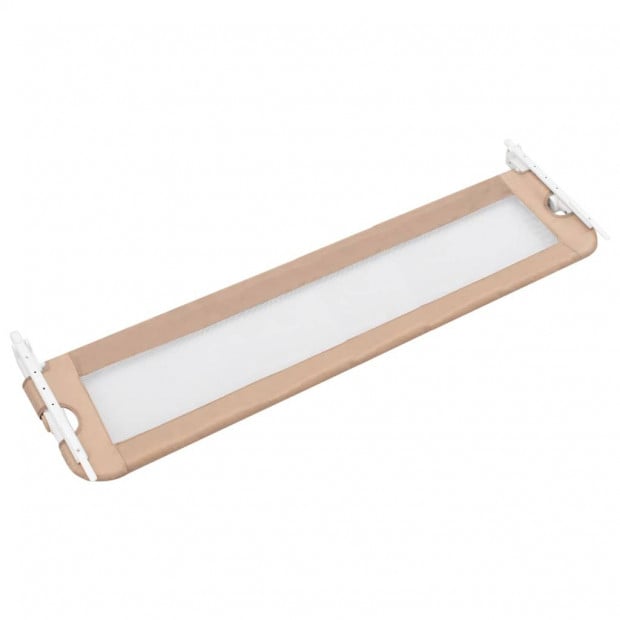 Toddler Safety Bed Rail Taupe 150x42 Cm Polyester Image 4