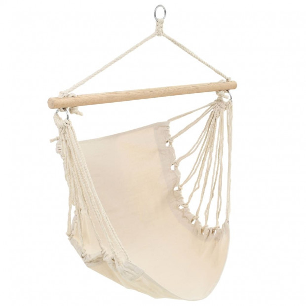 Hammock Chair Cream 100x80 Cm Image 2