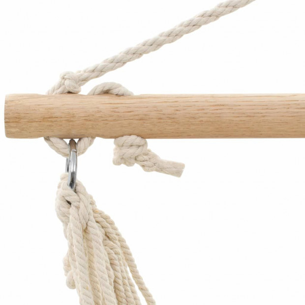 Hammock Chair Cream 100x80 Cm Image 3