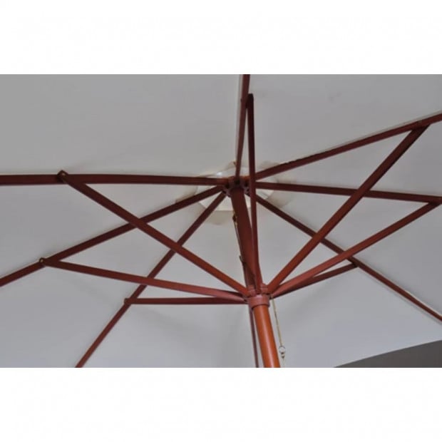 Parasol 300x258 Cm White Image 3