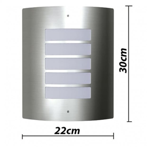2 Stainless Steel Waterproof Wall Lights 60w Image 8