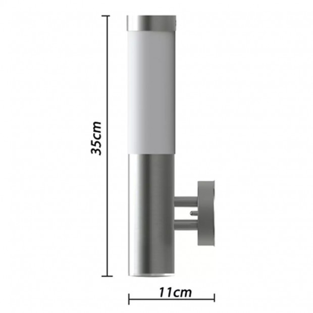 2 Stainless Steel Waterproof Wall Garen Lights Image 3