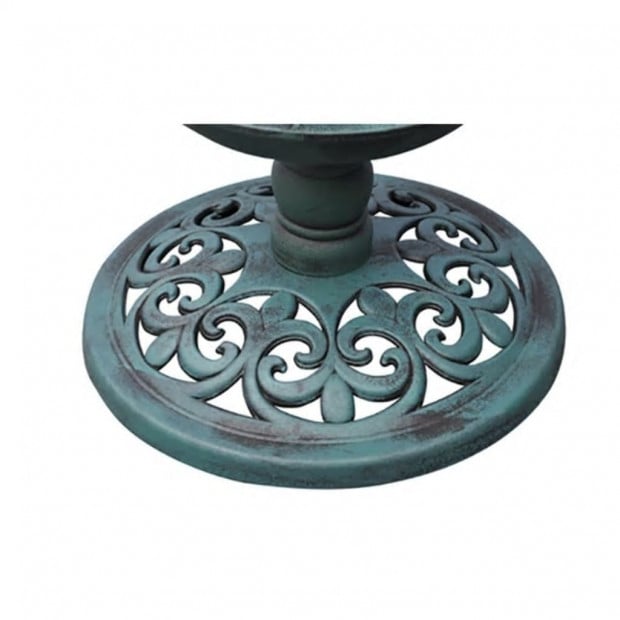Bird Bath/ Feeder With Solar Light Image 5