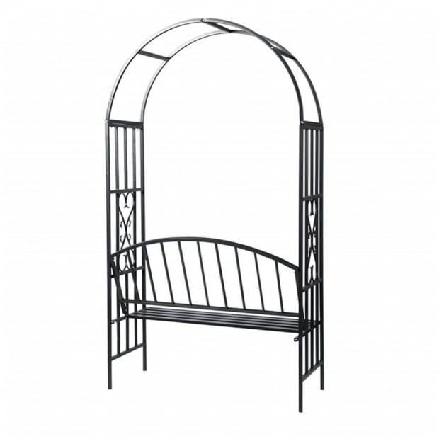 Garden Rose Arch With Bench Image 3