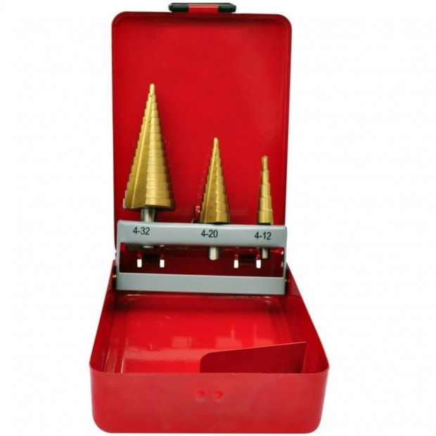 3-piece Hss Step Drill Set Image 5