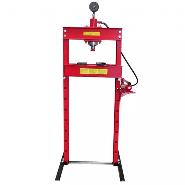 20 Ton Air Hydraulic Floor Shop Press H Type Image 2