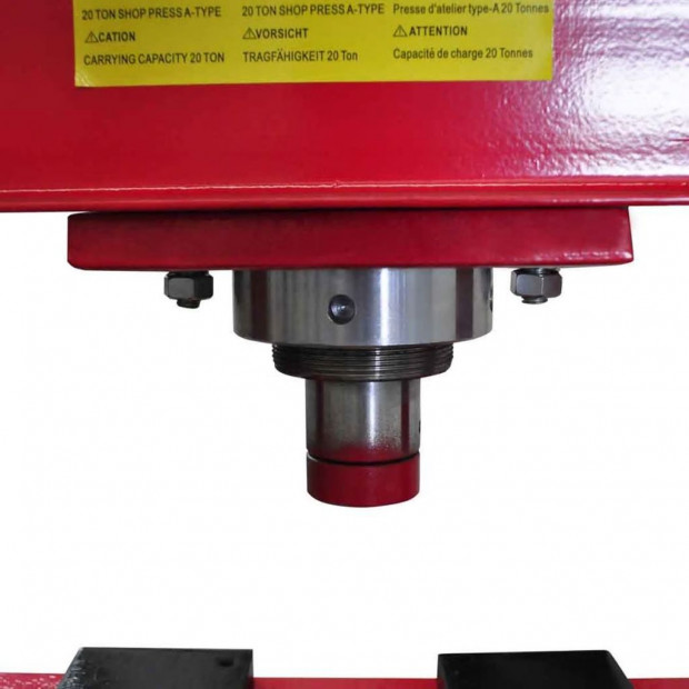 20 Ton Air Hydraulic Floor Shop Press H Type Image 4