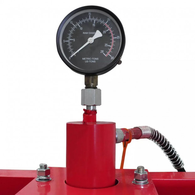 20 Ton Air Hydraulic Floor Shop Press H Type Image 5