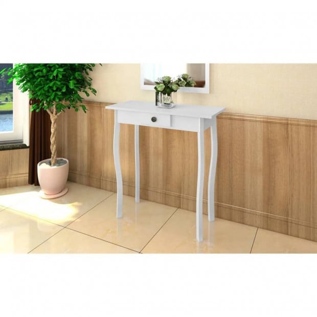 Console Table Mdf White Image 2