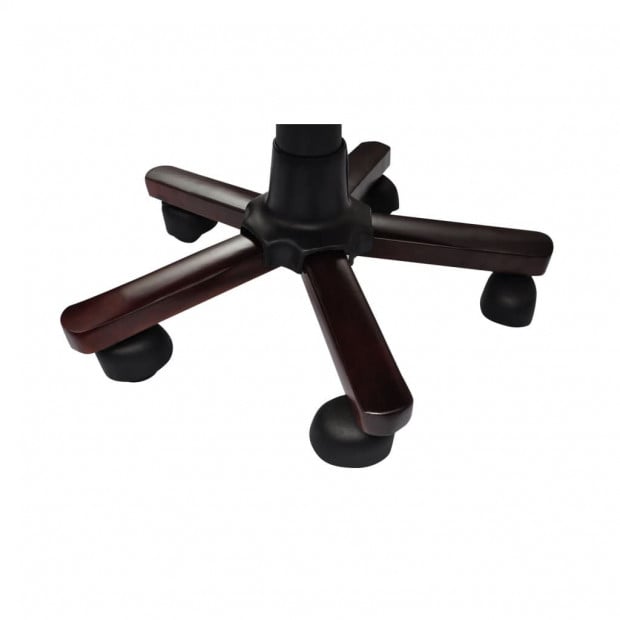 Swivel Office Chair Brown Image 4