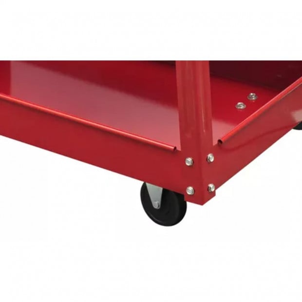 2 X Workshop Tool Trolley 100 Kg 3 Shelves Image 4